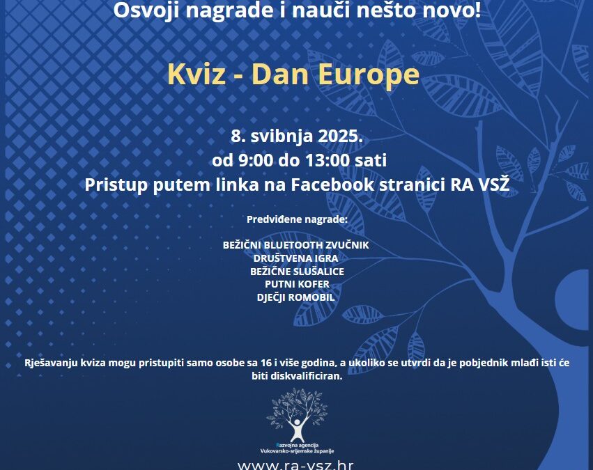 Kviz – Dan Europe 8. svibnja 2025.