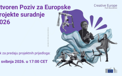 Novi natječaj potpore za Europske projekte suradnje u 2026. (Kreativna Europa)