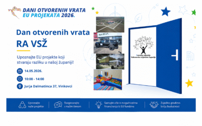 Razvojna agencija Vukovarsko-srijemske županije organizira Dan otvorenih vrata RA VSŽ u sklopu manifestacije Dani otvorenih vrata EU projekata 2026.